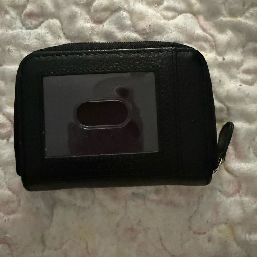 Black Wallet with ID Window